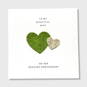Carte 7e anniversaire de mariage en laine anniversaire mari femme lui elle