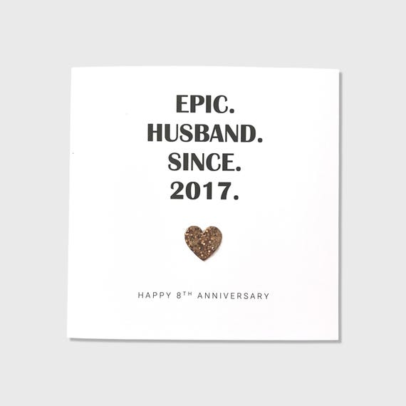 Mens Best Husband Since 2017 - 2nd Anniversary Gift For Him Mens Best Husband Since 2017 - 2nd Anniversary Gift For Him