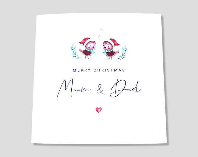 Christmas Card for Mum and Dad