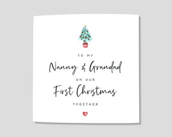 1st Christmas Card as my Nanny and Grandad