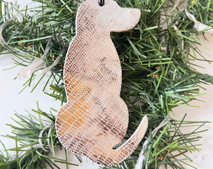 Rhodesian Ridgeback Vizsla Decoration Leather Dog Gift Memory Keepsake Hanging Ornament Bookmark