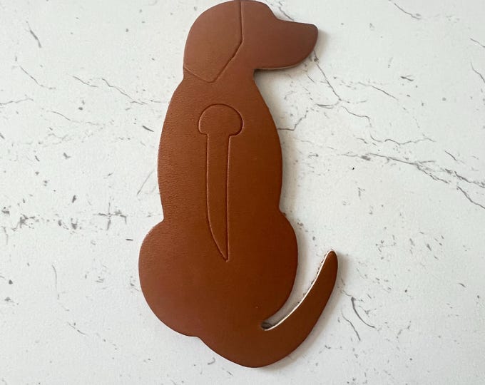 Rhodesian Ridgeback Bookmark, Leather Dog Memory Keepsake Gift