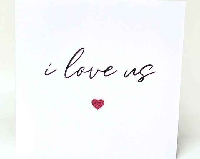 Valentines Card, Him Her, Anniversary Card