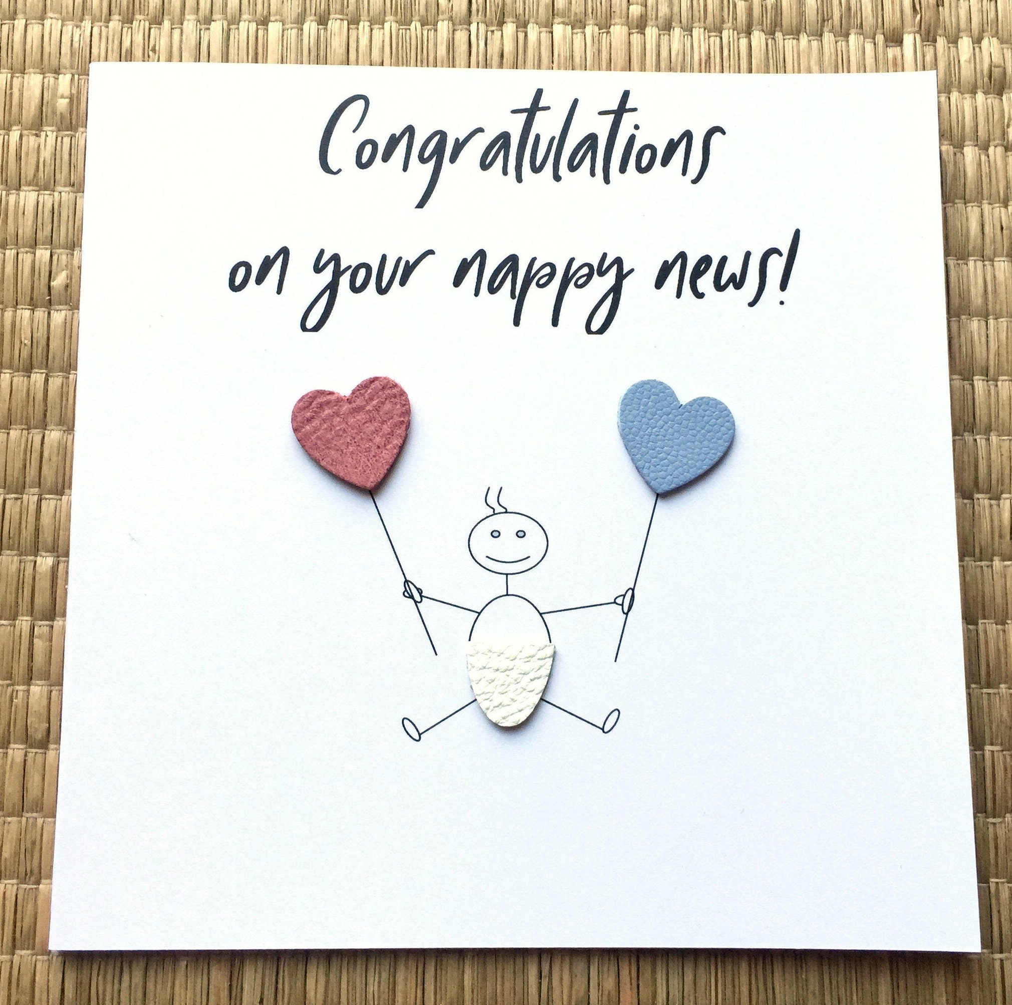 Pregnancy Congratulations Card Nappy News New Arrival Due Expecting Pregnancy Congratulations Card Nappy News New Arrival Due Expecting