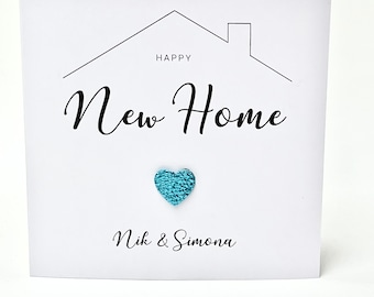 Personalised New Home Card Housewarming Card Moving Home