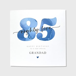 85e anniversaire carte papa grand-père oncle parrain ami lui