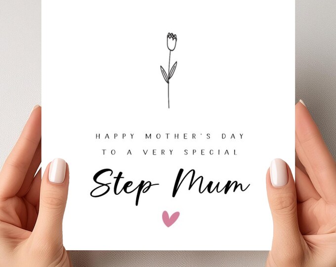 Mother's Day Card Step Mum Mumma Mum Mummy Mom Nana Granny
