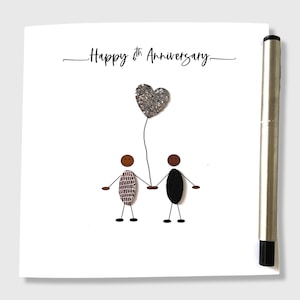 Carte Anniversaire Mariage 6e Anniversaire Ethnique Lui Elle