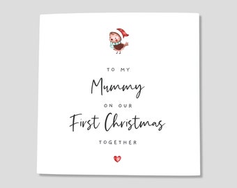 1st Christmas Card as my Mummy