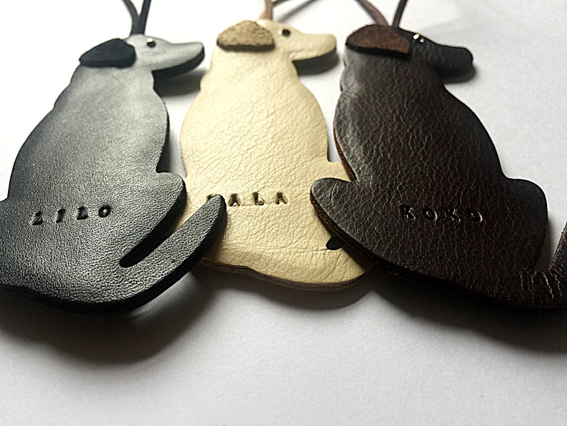 Labrador Ornament Leather Personalised Hanging Labrador Decoration Labrador Retriever Tag Gift Sympathy Keepsake