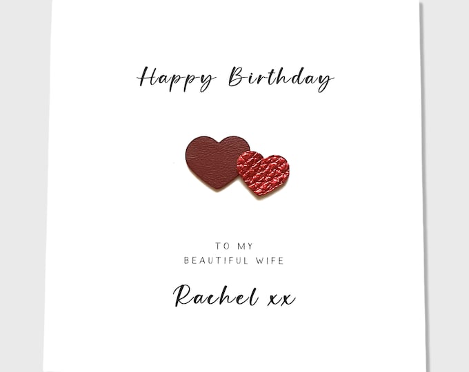 Birthday Card Wife Girlfriend Her Boyfriend Husband Him