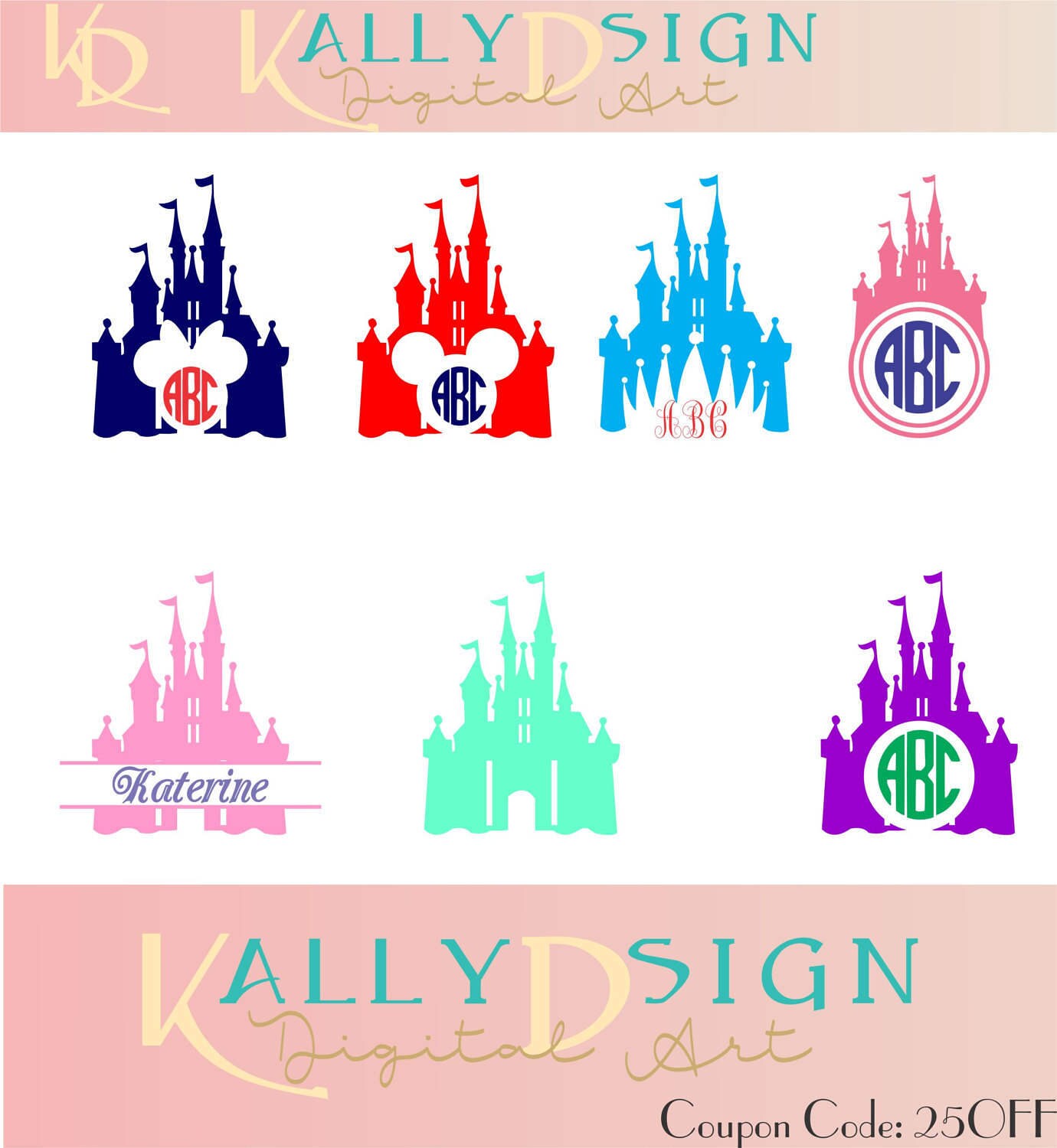 Download Disney castle svg files for cricut | Etsy