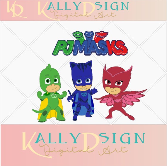 pj masks pj masks svg pj masks birthday Disney svg | Etsy