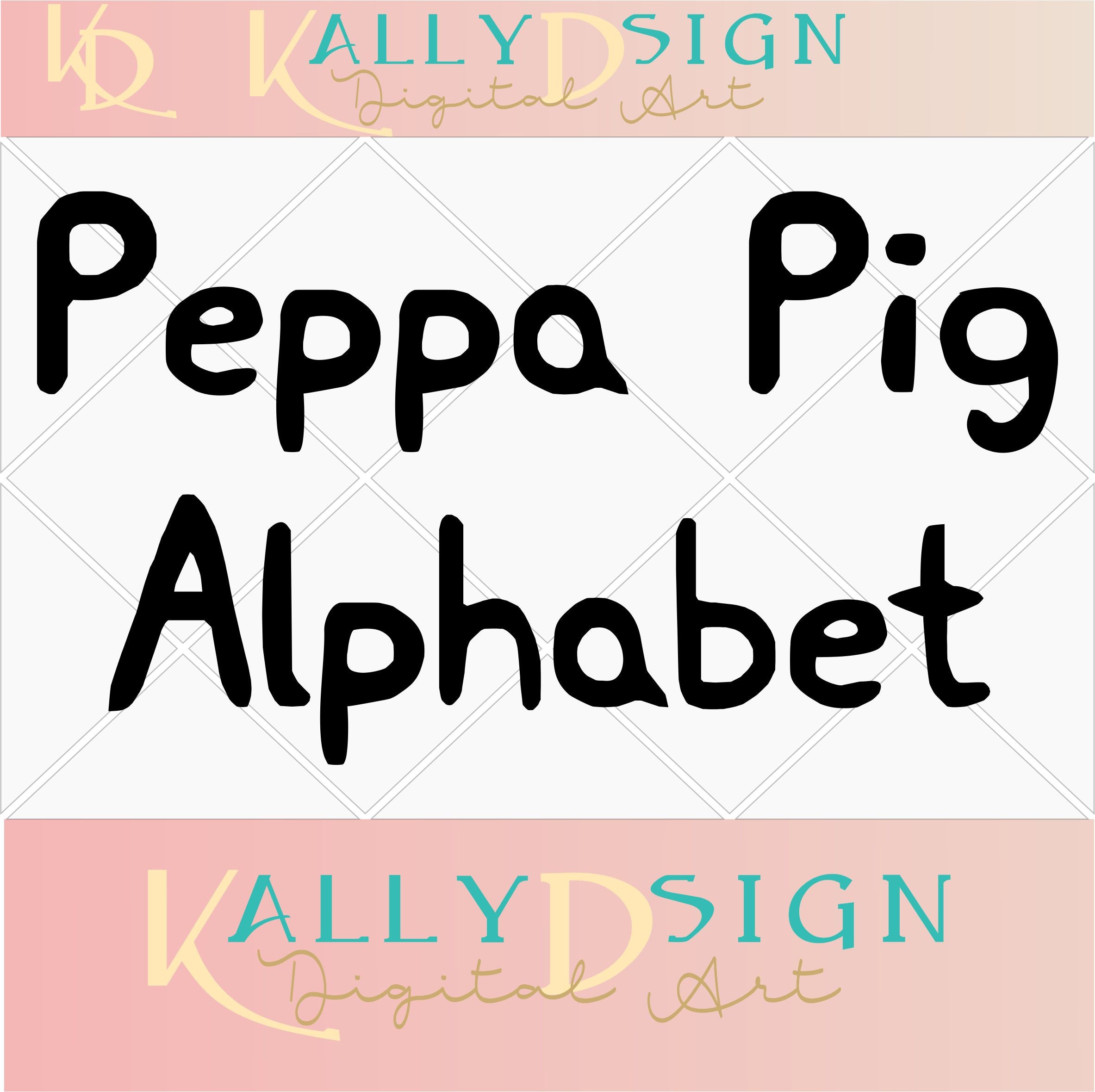 Download Peppa Pig SVG Peppa Pig Party Peppa Pig Invitation SVG | Etsy