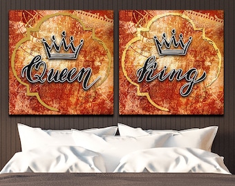 King Crown Wall Decor Etsy
