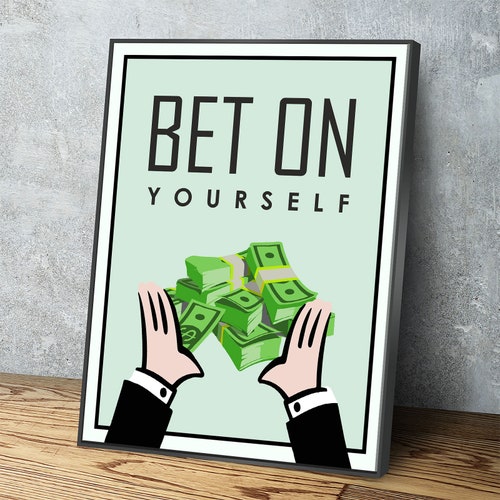 Monopoly Motivational Wall Art Home Decor Poster Etsy