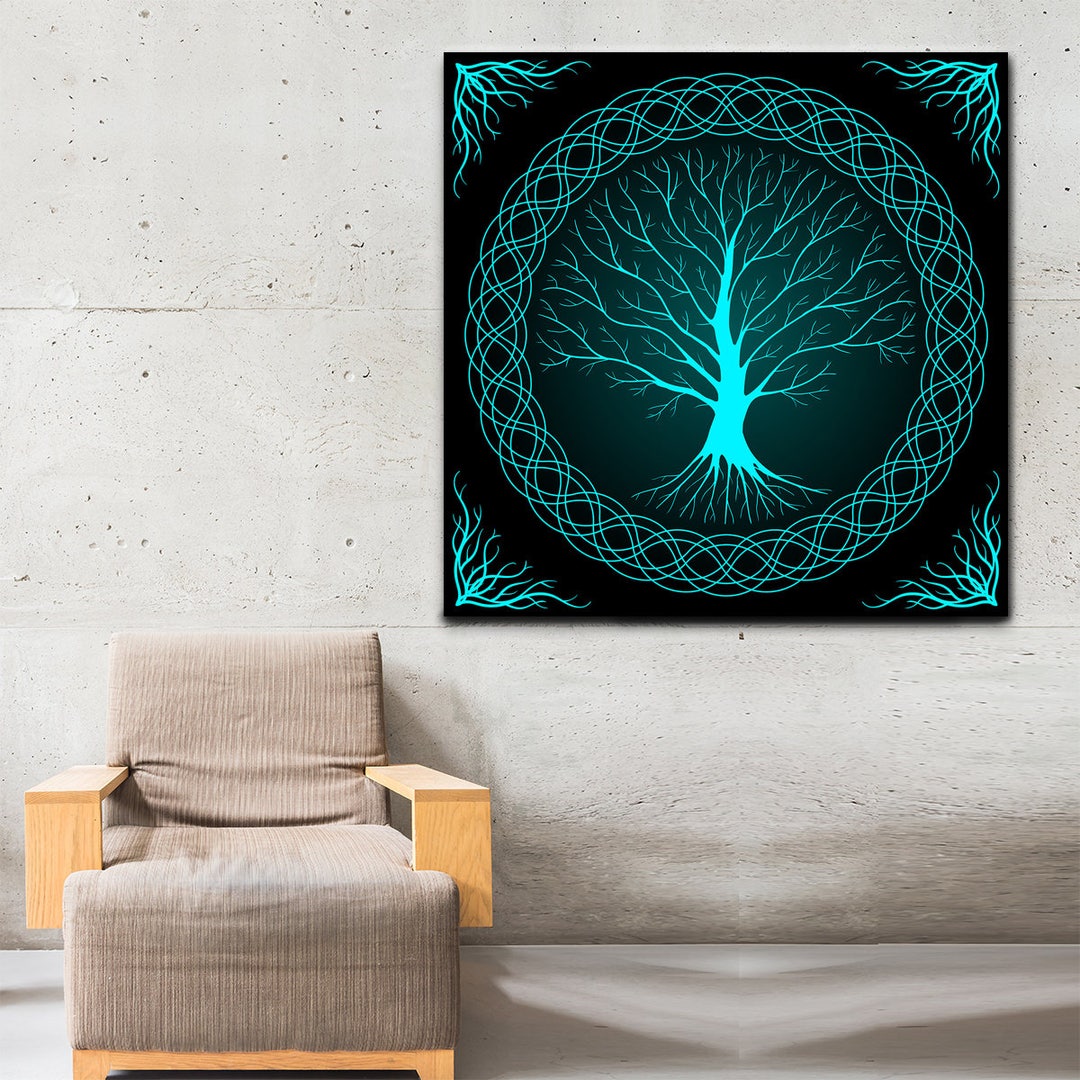 Tree of Life Wall Art Canvas, Tree of Life Decor, Tree of Life Gift