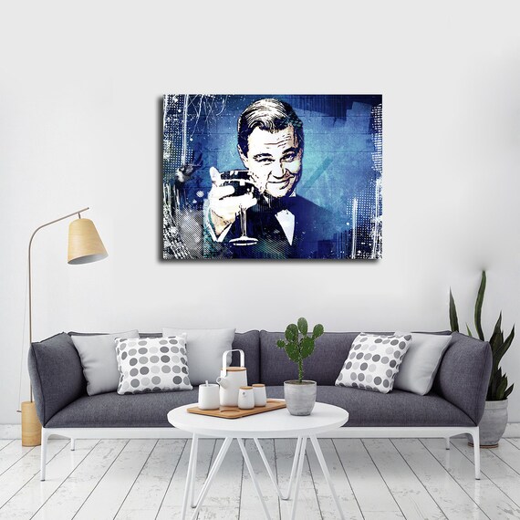 Cheers The Great Gatsby Canvas Wall Art Modern Pop
