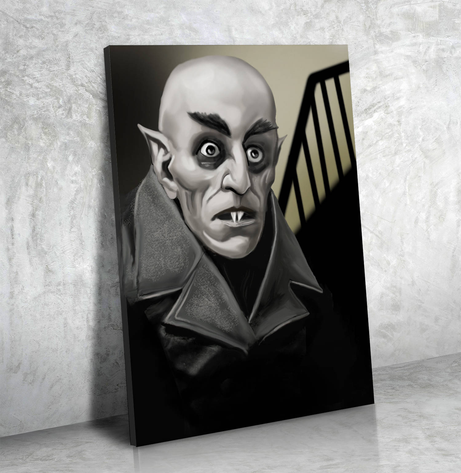 ArtStation - Nosferatu- Lowpoly Count Orlok