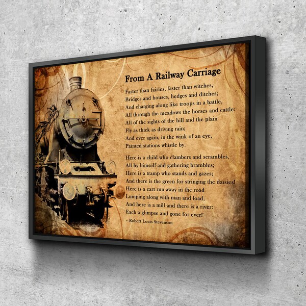 Poem on Canvas - Etsy