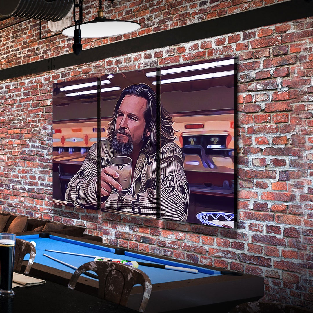 The Dude Canvas Wall Art, the Big Lebowski, the Dude Canvas Print, the