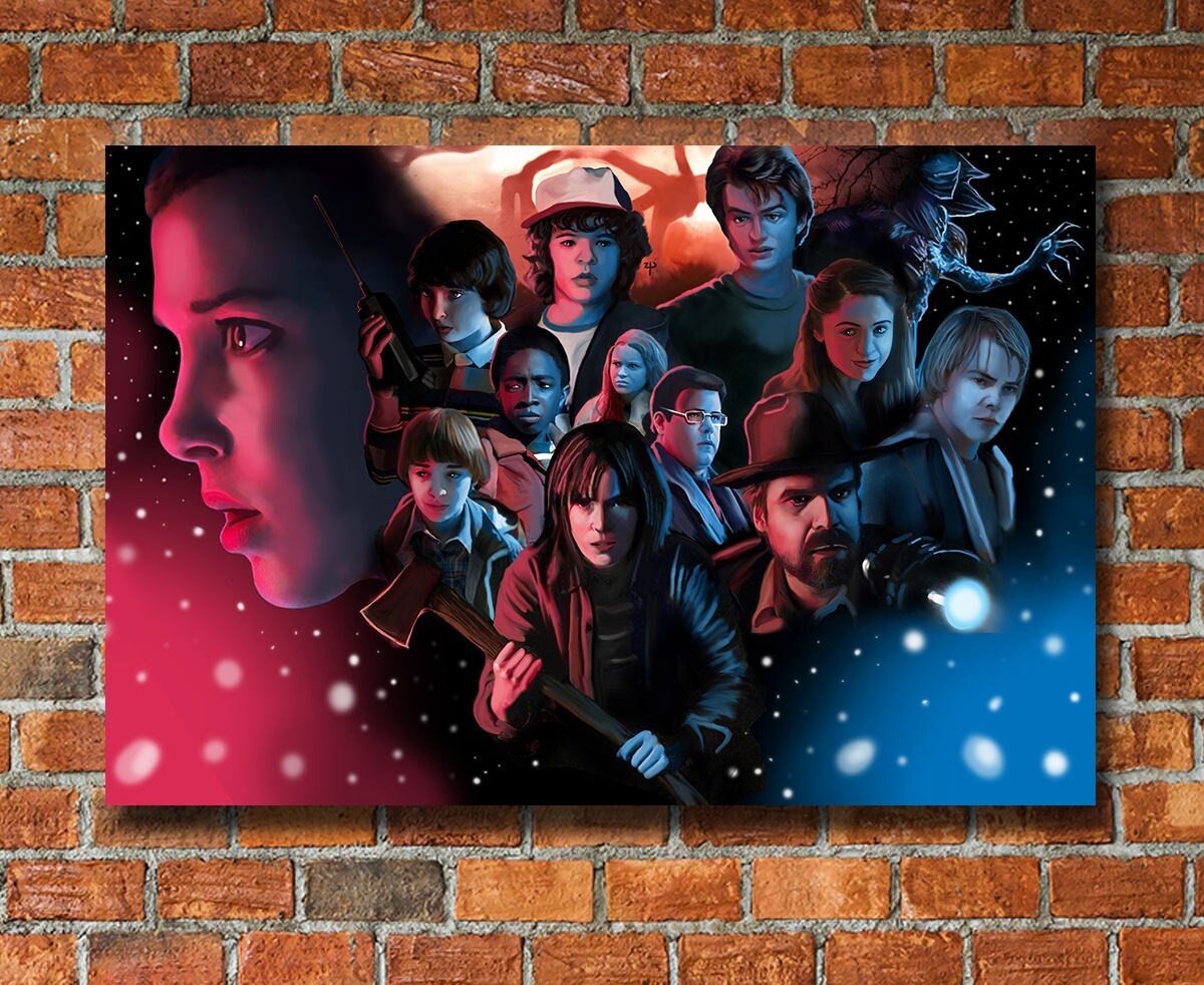 Stranger Things, Stranger Things Canvas Wall Art, Stranger Things 