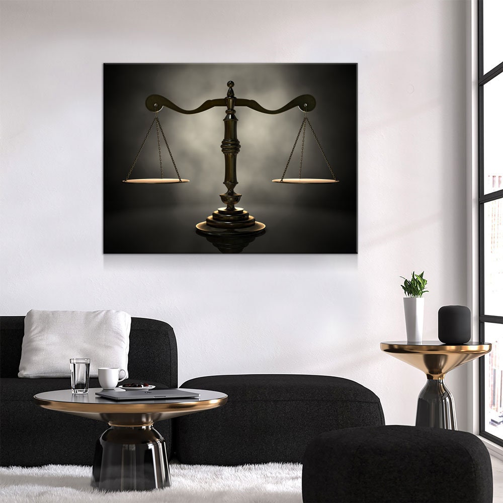 New Lawyer Wall Art Set print Law School Gift Attorney Scales of ...