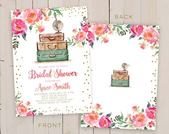 bridal shower invitations cheap etsy