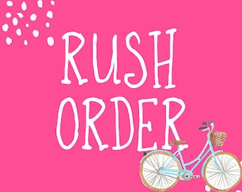 Rush Order Add On for invitation, Printable invitation, Wedding Invites, Party Invitation, 24 hours for FIRST proof, Single Listing Rush Fee