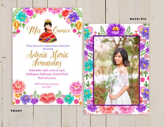 Mexican Invitations For Quinceaneras 9