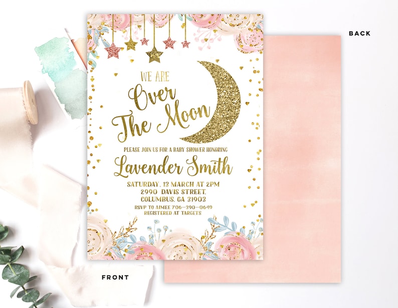 Printable Over The Moon Baby Shower Invitation Moon And Stars Etsy printable-over-the-moon-baby-shower-invitation-moon-and-stars-etsy