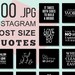 500 Instagram Essential Quotes Bundle, Instagram Template, Motivational Quotes, Inspirational Quotes, Typography Quotes, Instagram Graphics