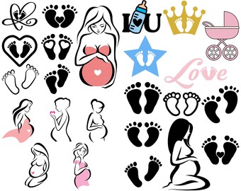 Download Baby Feet Svg Etsy