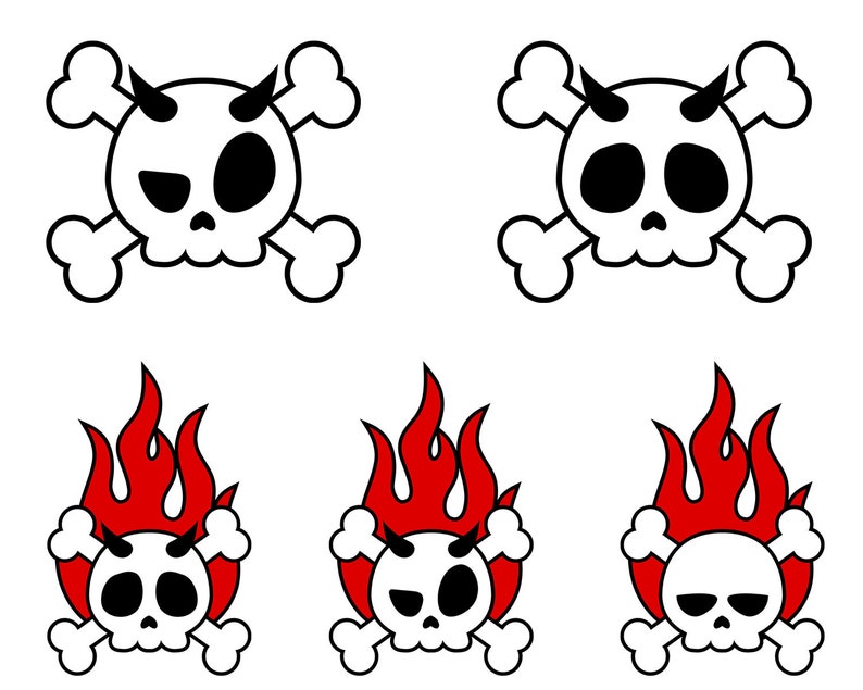 Download Skull with a bow SVG Skull SVG Crown For Cricut For | Etsy