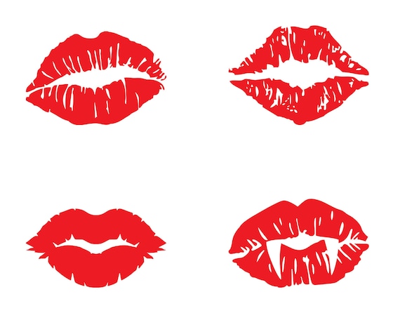 Fashion Plaid Drip Lips SVG Print and Cut Lips Dripping -  Norway