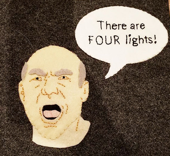 PATTERN: there Are FOUR Lights Captain - Etsy