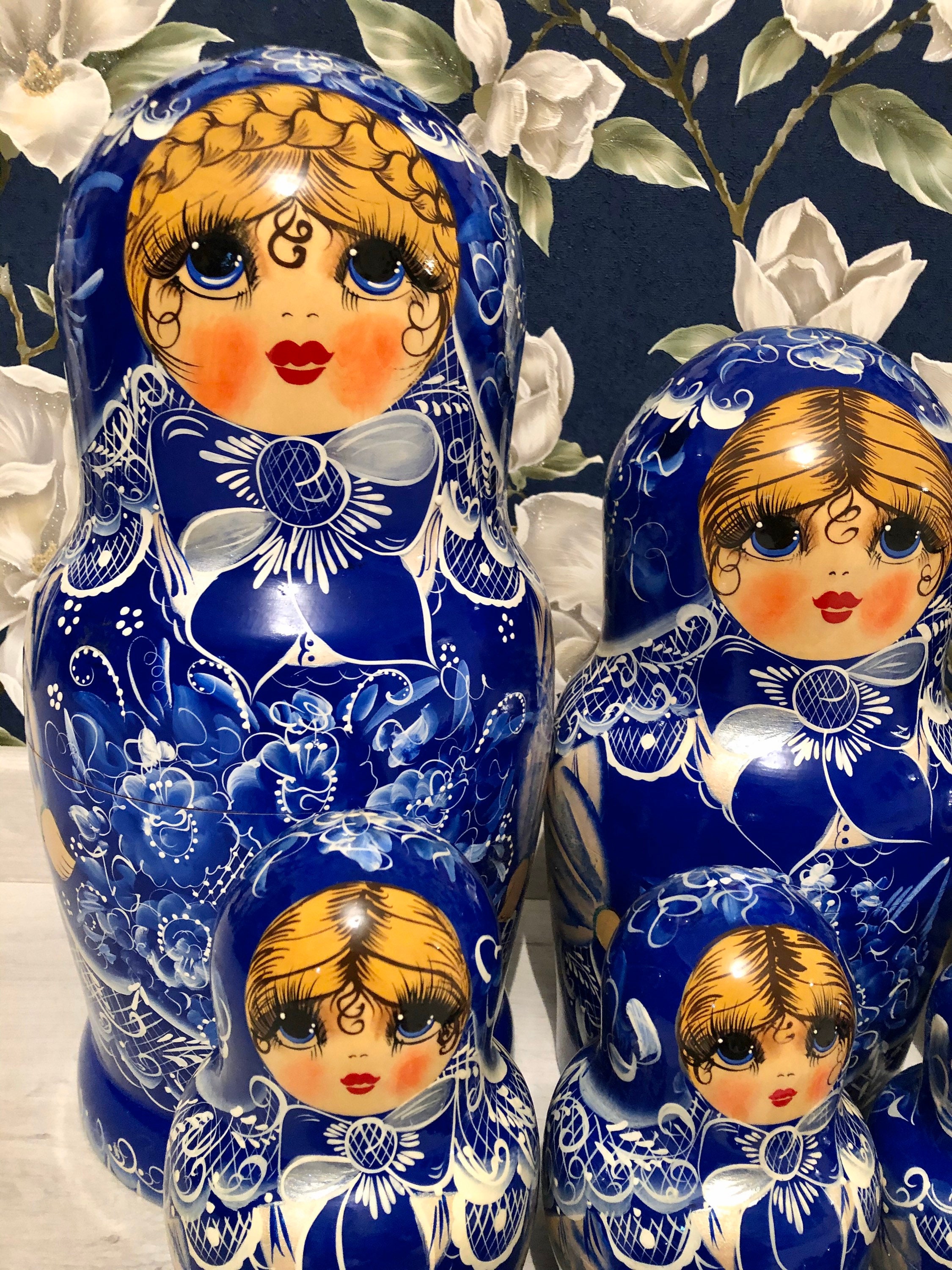 Huge matryoshka Russian doll Big matryoshka Etsy