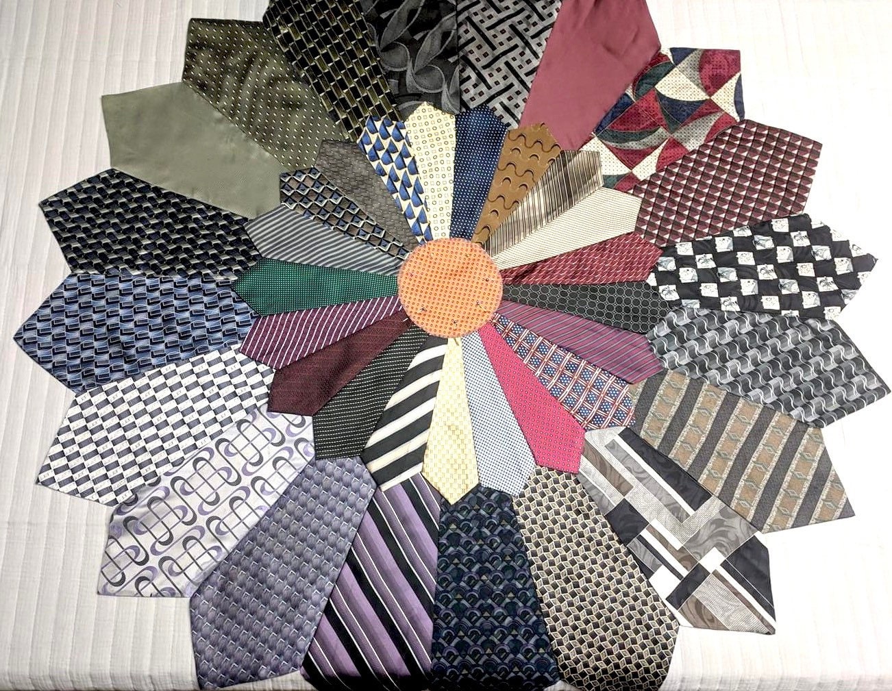 Custom Necktie Quilt - Etsy