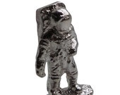 Spaceman Astronaut Solid Silver Figure .999 Pure Silver Hand Poured 2.93 Troy Ounce