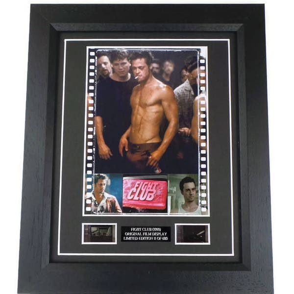 Fight Club Film Cell Original Movie Memorabilia Framed Or Unframed