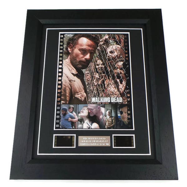 Walking Dead Memorabilia Original 35mm Film Cells in Picture Frame or Unframed