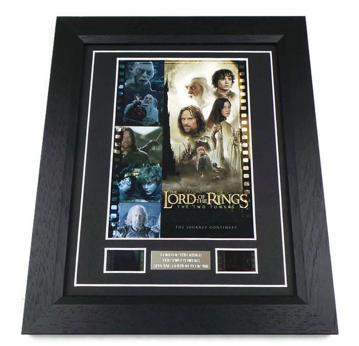LORD OF THE RINGS The Two Towers v4 Original Filmcell Memorabilia COA 