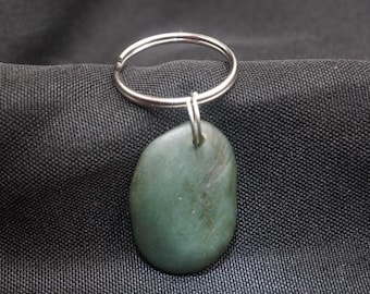 Big Sur nephrite jade keychain.