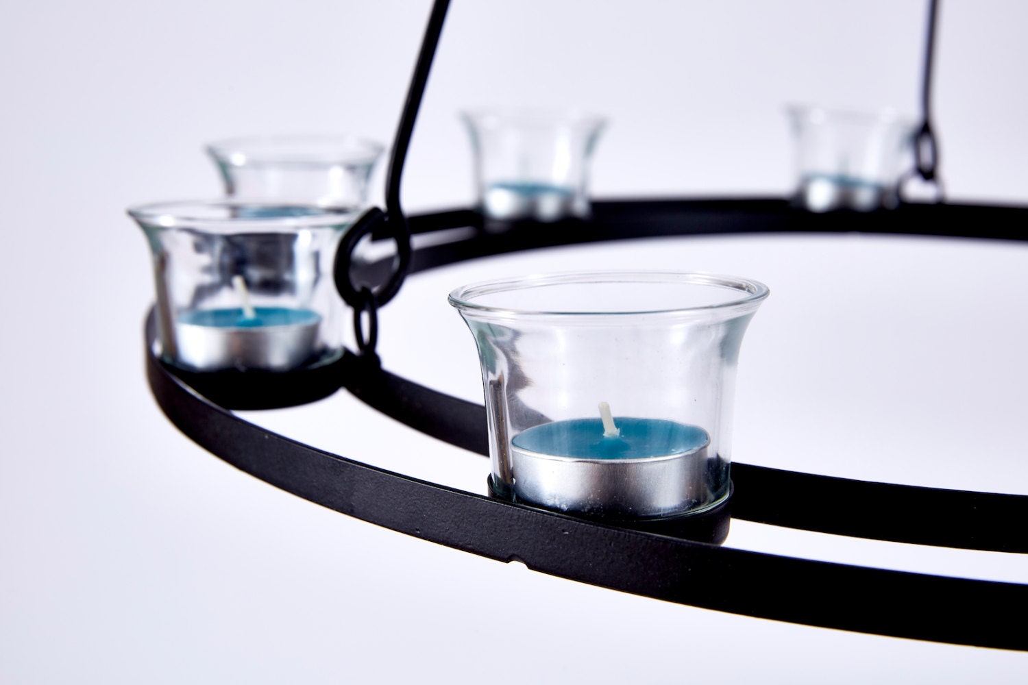 Tea Light Chandelier Tea Light Holder Candle Holder Hanging Etsy