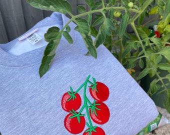 Vine tomato embroidered sweatshirt *more colours available*