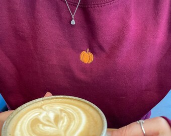 Little pumpkin embroidered sweatshirt *more colours available*