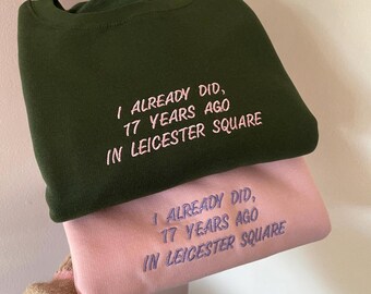Personalised embroidered sweatshirt. *More colours available*