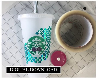 Free Free 319 Little Mermaid Starbucks Cup Svg SVG PNG EPS DXF File