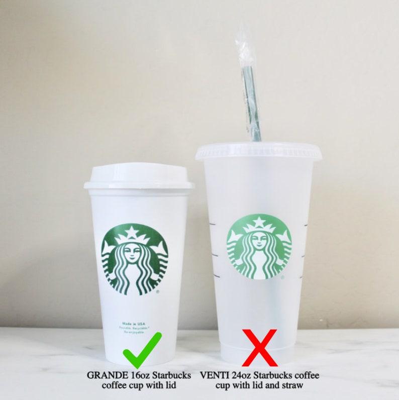 Download Full Wrap Starbucks Grande Coffee SVG file DIY Starbucks ...