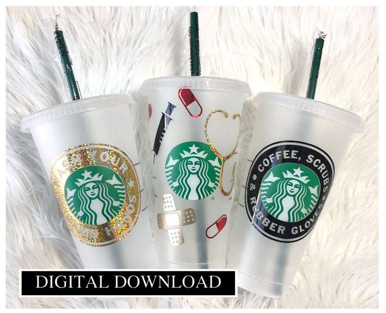 Download Nurse Starbucks Coffee SVG file Wash your hands Starbucks | Etsy